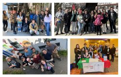 Colllage of photos for World Languages and Cultures program