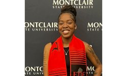 photo of Anyllah Zackery with commencement sash