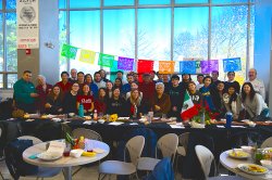 group photo at Roots and Recipes event