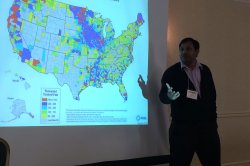 Pankaj Lal presenting at a conference