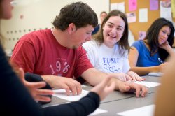 Students Talking In Classroom