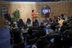 Blackmon talked about her career and answered questions.