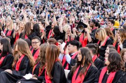 The College of the Arts graduates at Convocation, 2015