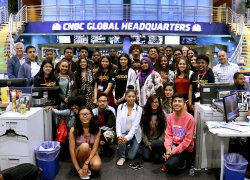 Program Participants Visit CNBC