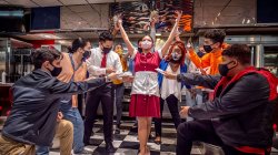 Grace Rivera plays a waitress in Working, an interdepartmental collaboration between students in Theatre and Dance and Television Production.