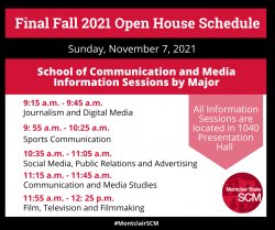 SCM Open House Sunday November 7