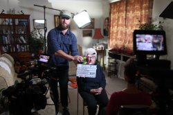 Producers about to film an interview