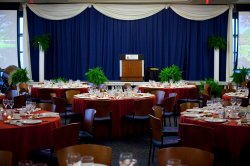 A photo of the ballroom during the 2009 Annual Dinner celebration.