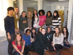 Fashion studies students and faculty