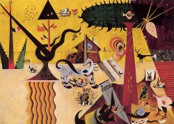 The Tiled Field, painting by Joan Miró