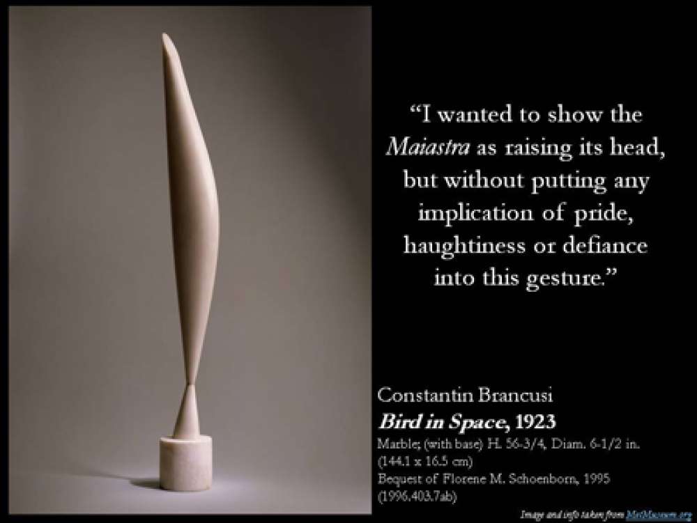 Constantin Brancusi Bird In Space