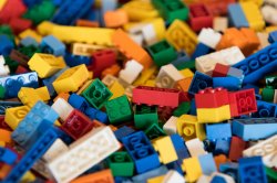 a pile of lego bricks