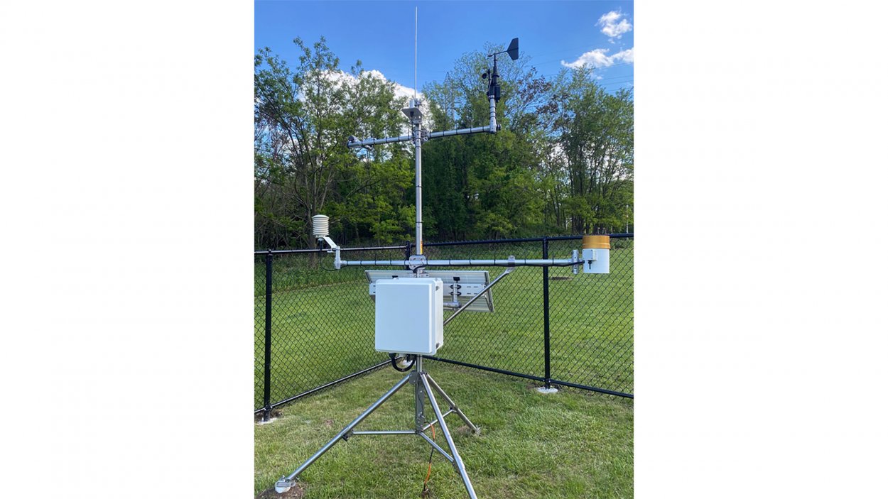 Little Falls Weather Station Goes Online College Of Science And