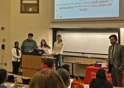 HOSA Panel EBoard intros and discussion with President Koppell