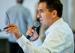 Andrew Gordon speaking at the STEM Summit