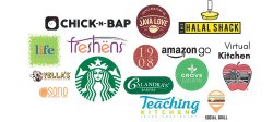 Graphic of logos of dining venues coming to campus.