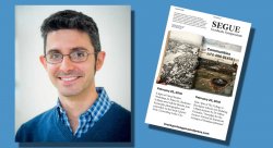 Photo of Jeffrey Gonzalez and the Brockport SEGUE flyer