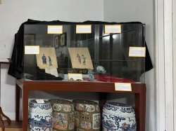 Chinese illustrations, art and garden stools