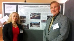 Lisa Johnson and Dr. Robert Taylor at ICSD conference