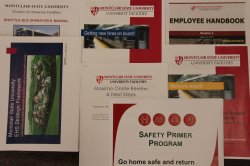 Photo of employee manuals