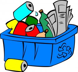 single stream recycling bin