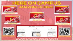Amazon Lockers on Campus Flyer