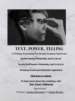 Flyer announcing Text Power Telling event