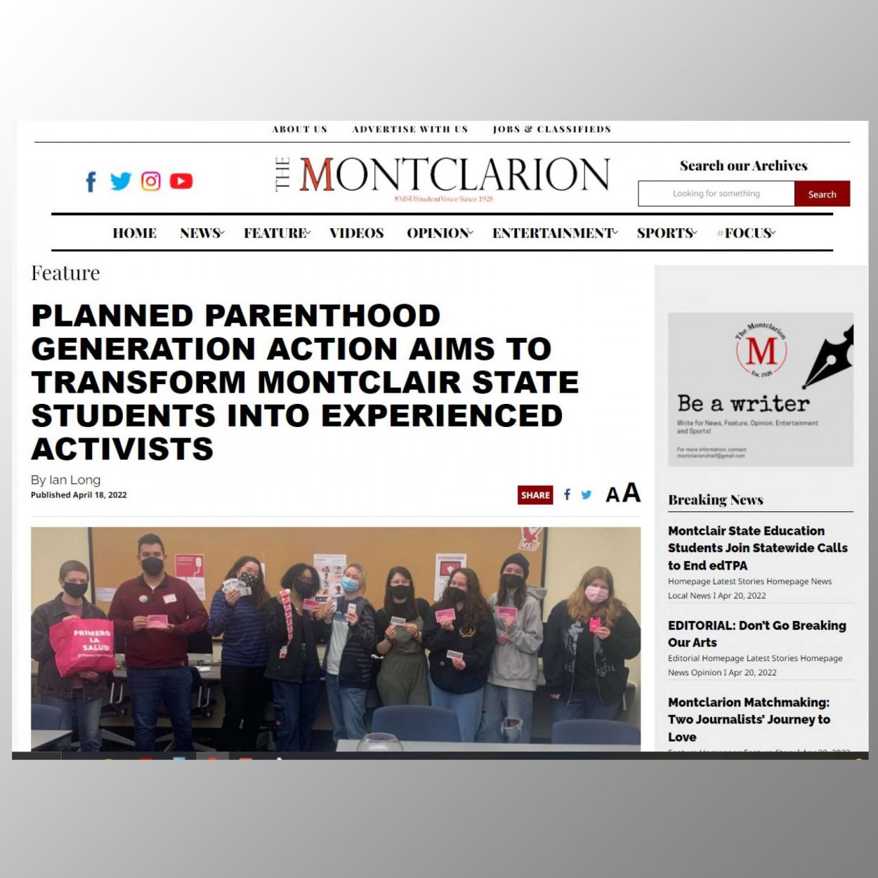 PP GEN ACTION Gender, Sexuality, And Women's Studies Montclair