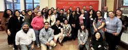 Group Photo of Hispanic/Latinx Alumni at networking event, April 3, 2023