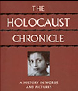 Photo of book cover of The Holocaust Chronicle.