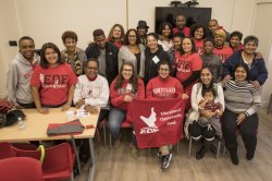 Group of alumni reuniting