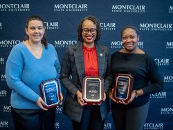 From left: Dana Hoyes, Sen. Angela McKnight, Katrina Massey