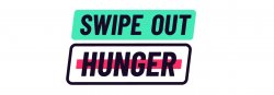 Graphic that says swipe out hunger