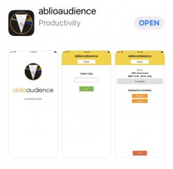 Ablioaudience app installation screen