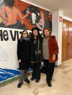 From left: Prof. Marina Cacioppo (UNIPA), Prof. Teresa Fiore (MSU) and Prof. Laura Restuccia (UNIPA).