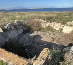 Italian cannon firing position (Siracusa)
