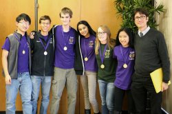 Photo of students from Ridge High School