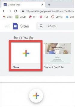 Google sites get started graphic