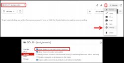 Panopto assignments folder with viewers permission