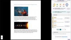 The Accessibility report opens listing issues.