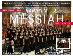 Handel's Messiah flyer