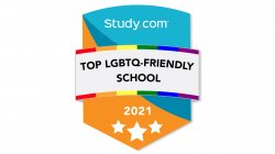 Image from Study.com that says Top LGBTQ-Friendly school