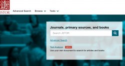 JSTOR search screenshot