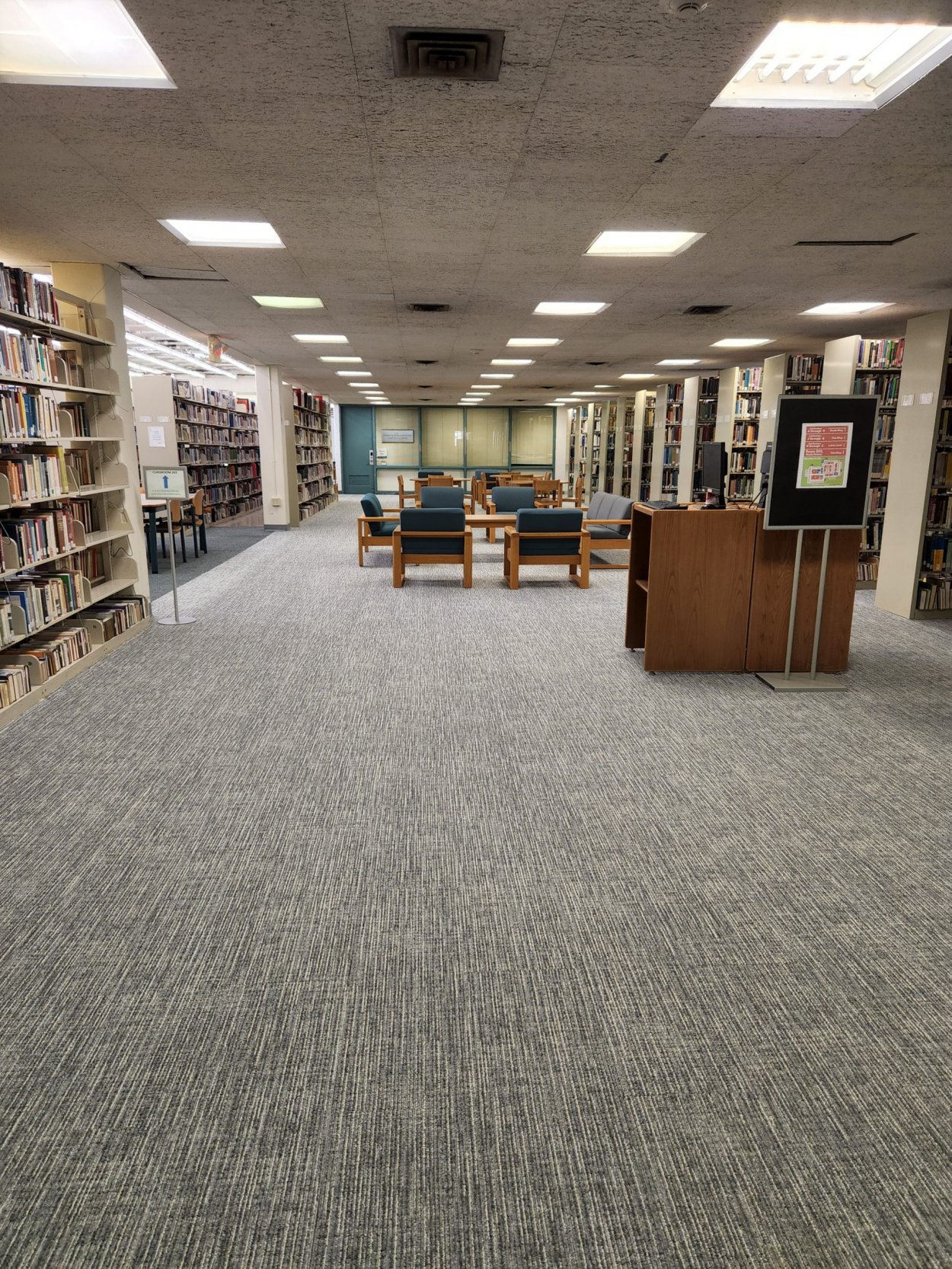 Sprague Library Summer Project Update — The 2nd Floor Is Open