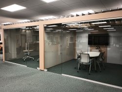 Study pods on first floor