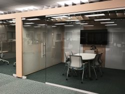 Front of the group study pod #1