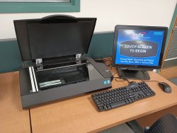 Book page scanner