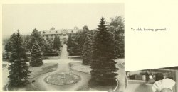 the sundial in front of college hall