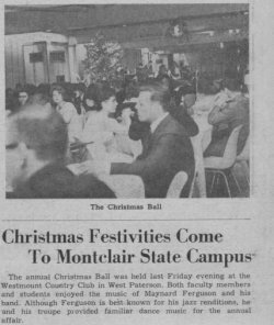 Students enjoying the Christmas Ball in 1960.