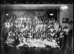 christmas part in russ hall in 1917